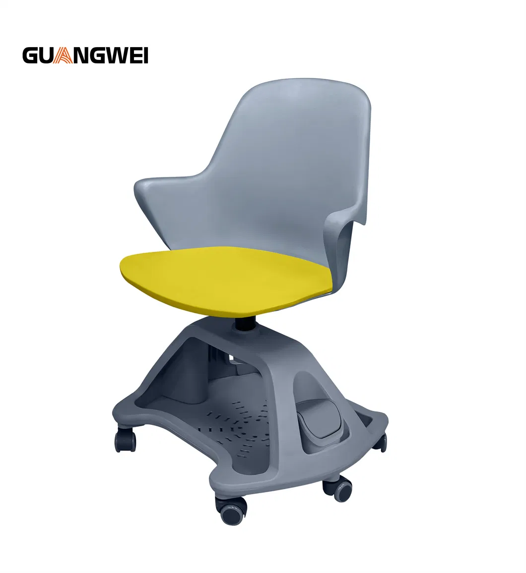 University College Training Room Office Swivel Chair Classroom High School Furniture with Trash Bin