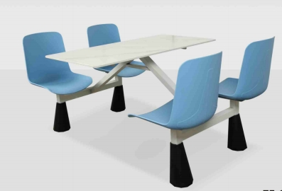 Morden Design School Canteen Simple Dining Table for 4 Chairs