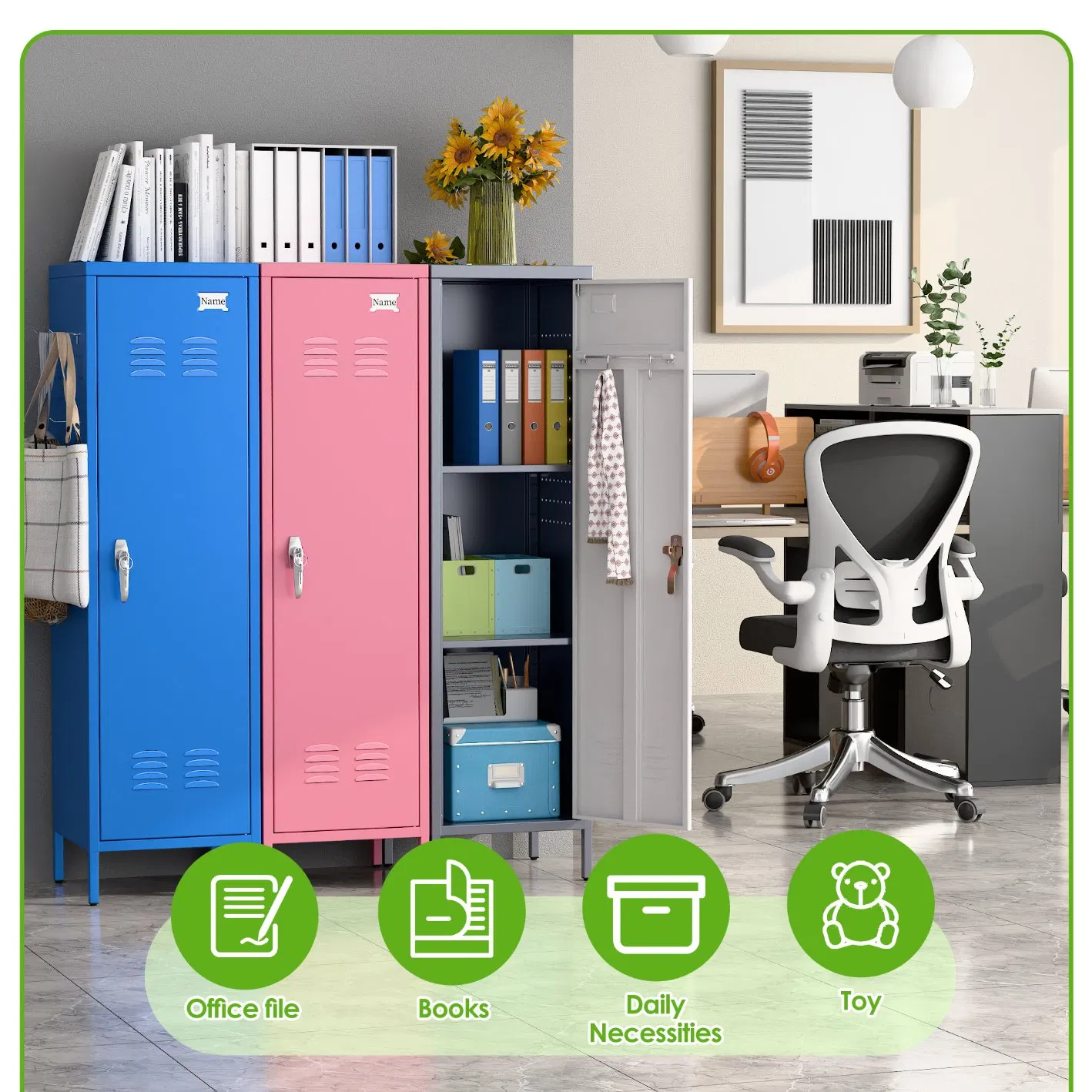 Steel Single Door Metal Storage Locker Dormitory Gym Locker