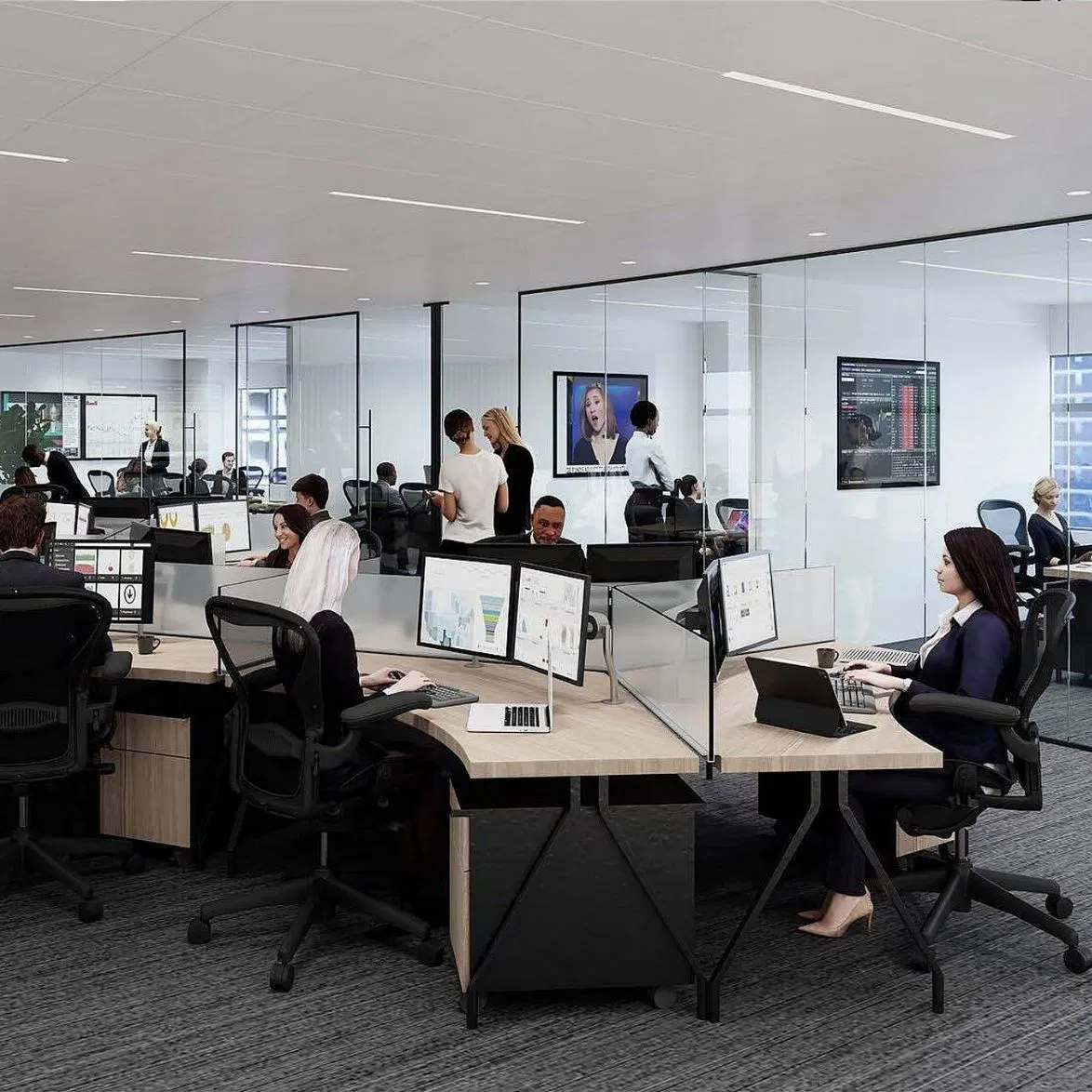 Simple Design Modern Wooden Furniture Computer Desk Office Table Furniture