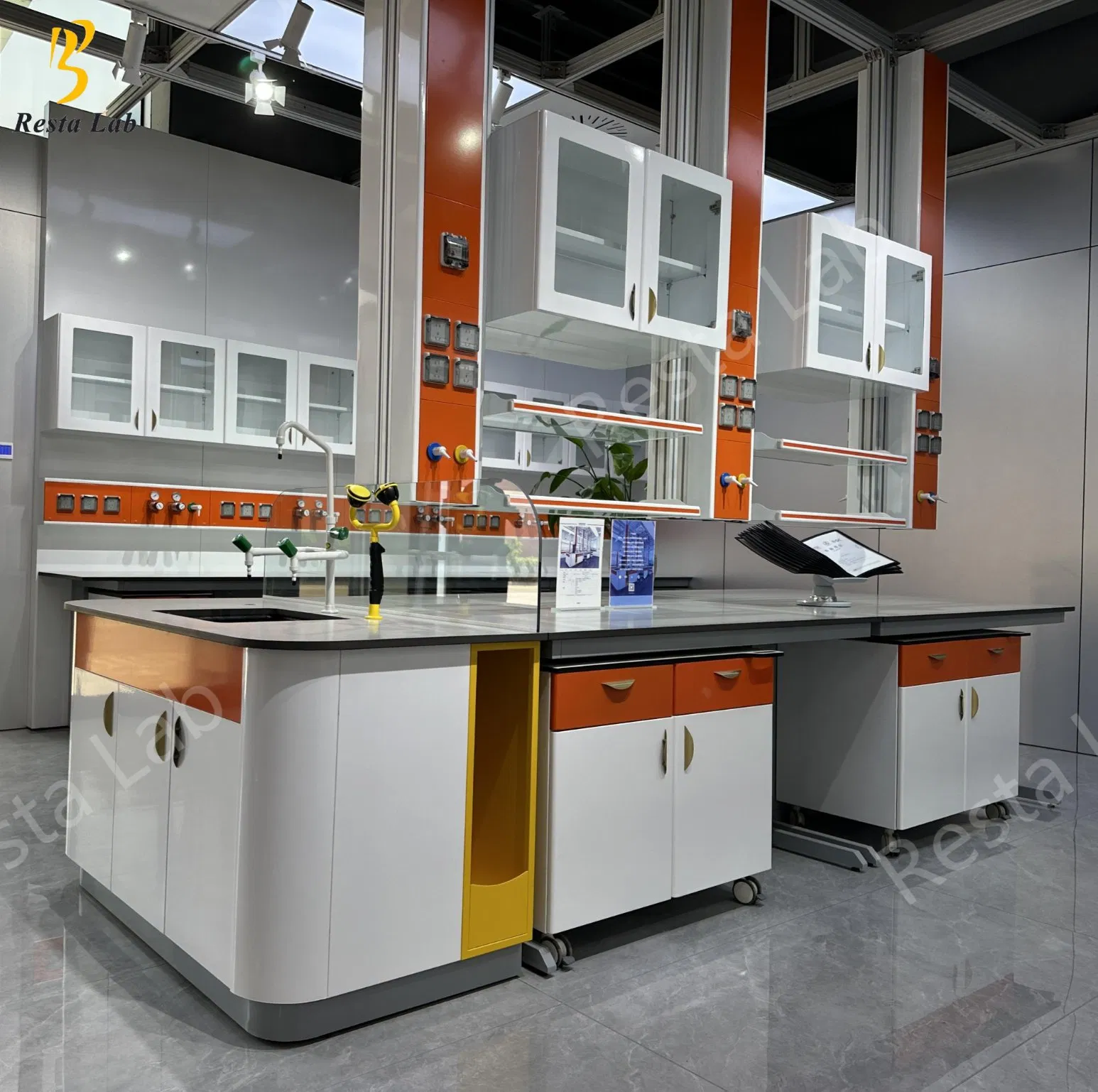 Laboratory Modular Chemical Physical Lab Bench Furniture with CE Sefa Certificate