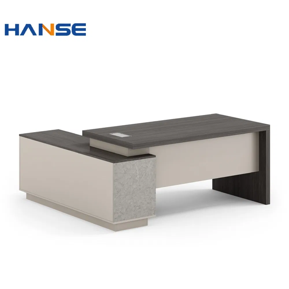 Modern Wooden Office Table Manager Executive Office Desks Set 40 Years Custom Furniture Factory