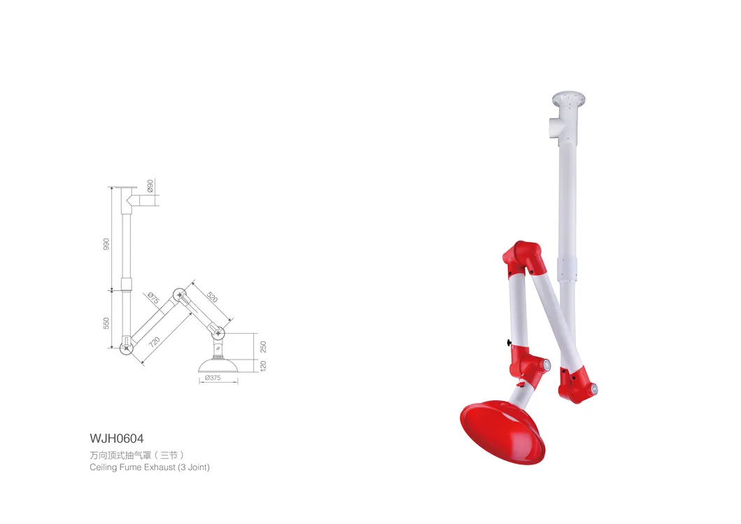 Laboratory Ceiling Fume Exhaust Hood 2