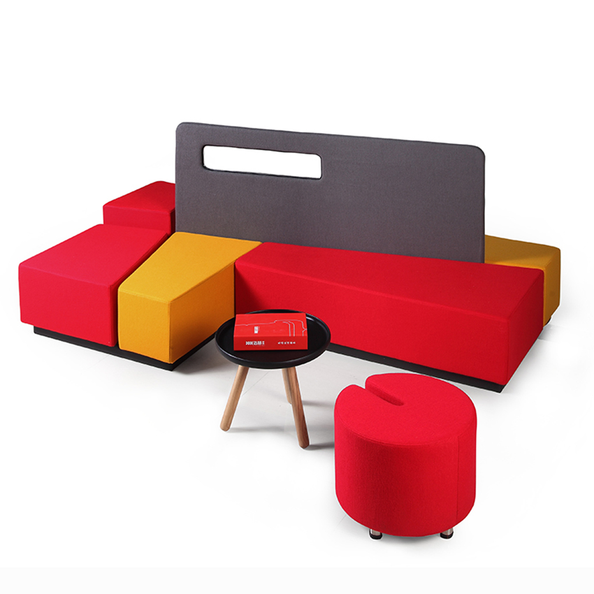 Customized Loose Furniture Public Bench Seating Leisure Seatin for Office Public Area