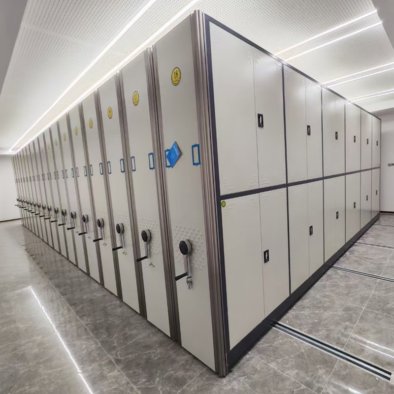 Space Optimization High-Density File Storage Library Compact Shelving Office Storage Manual Mobile Shelving