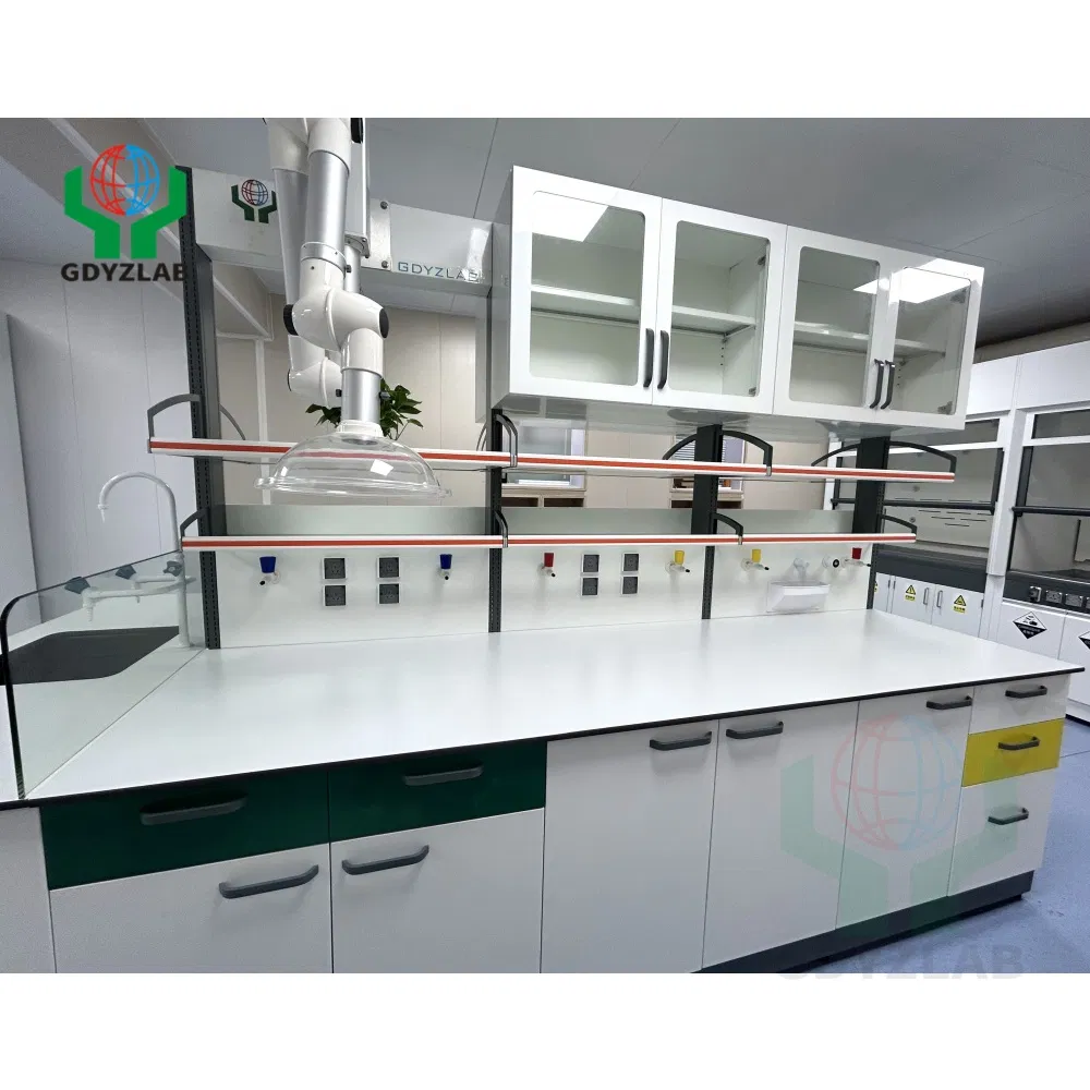 Pharmacy Island Bench Lab Table Mobile Laboratory Furniture Central Bench