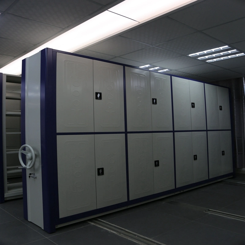 High Density Storage Mobile Shelving Quality Library Metal Furniture Mobile Compact Shelving