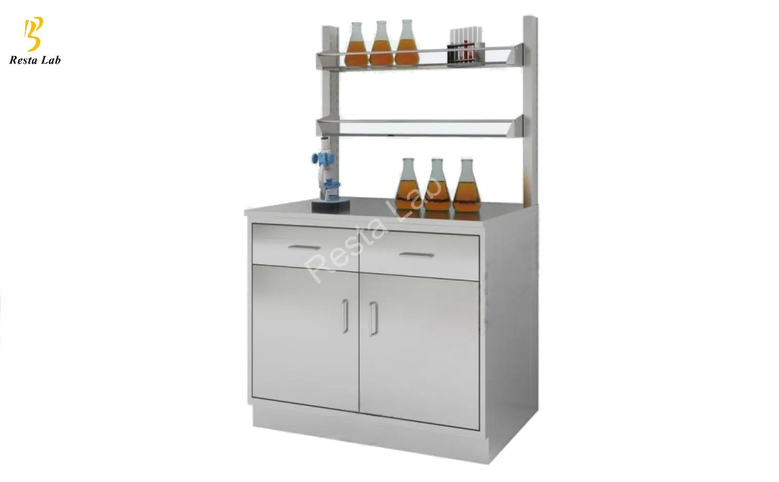 304 Stainless Steel Restaurant Wall Bench School Laboratory Chemical Lab Furniture