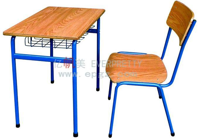 China Factory School Furniture Heart Shape Student Desk Height Adjustable