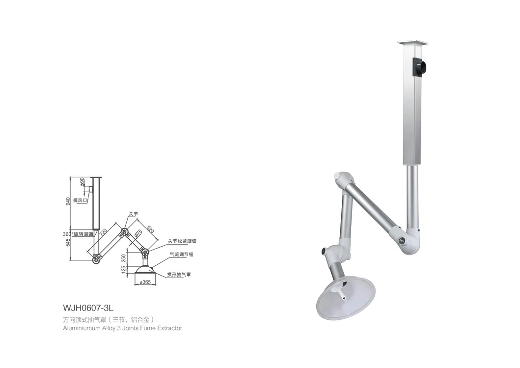 Laboratory Ceiling Fume Exhaust Hood 5