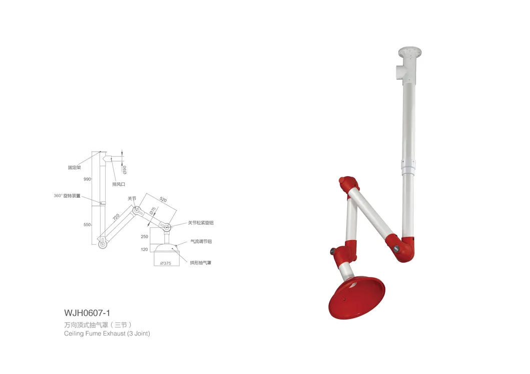 Laboratory Ceiling Fume Exhaust Hood 3
