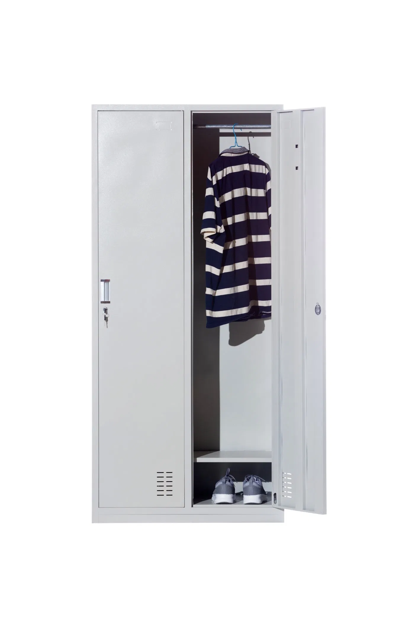 Metal Wardrobe Closet School Dormitory Clothes Storage Individual Locker