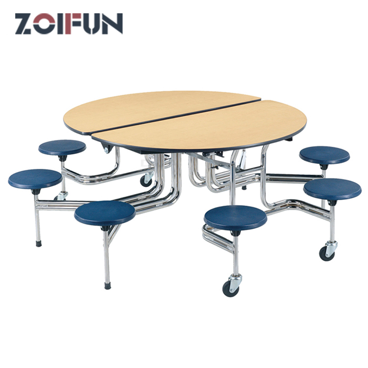 High Quality School Canteen Furniture School Canteen Dining Table with 12 Seaters