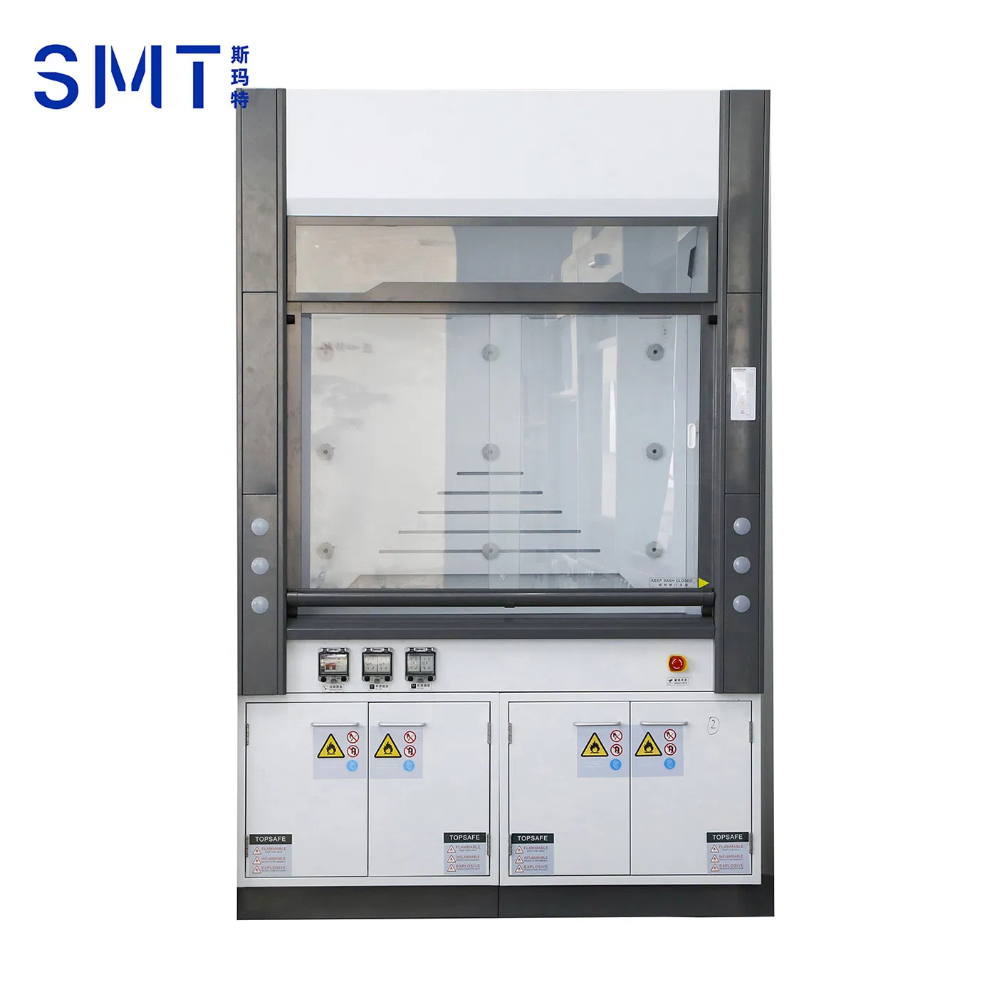 Chemical Lab Bench Top Walk-in Variable Air Volume Fume Ventilation Hood