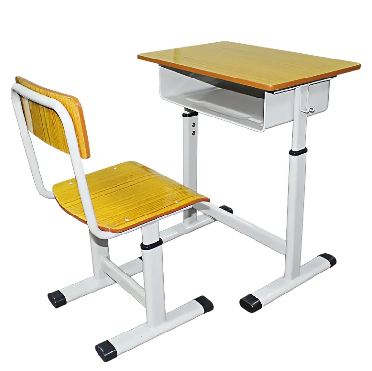 Ergonomic Height Adjustable Kids Child Study Desk Table Chair Set for Kids Home Furniture Student