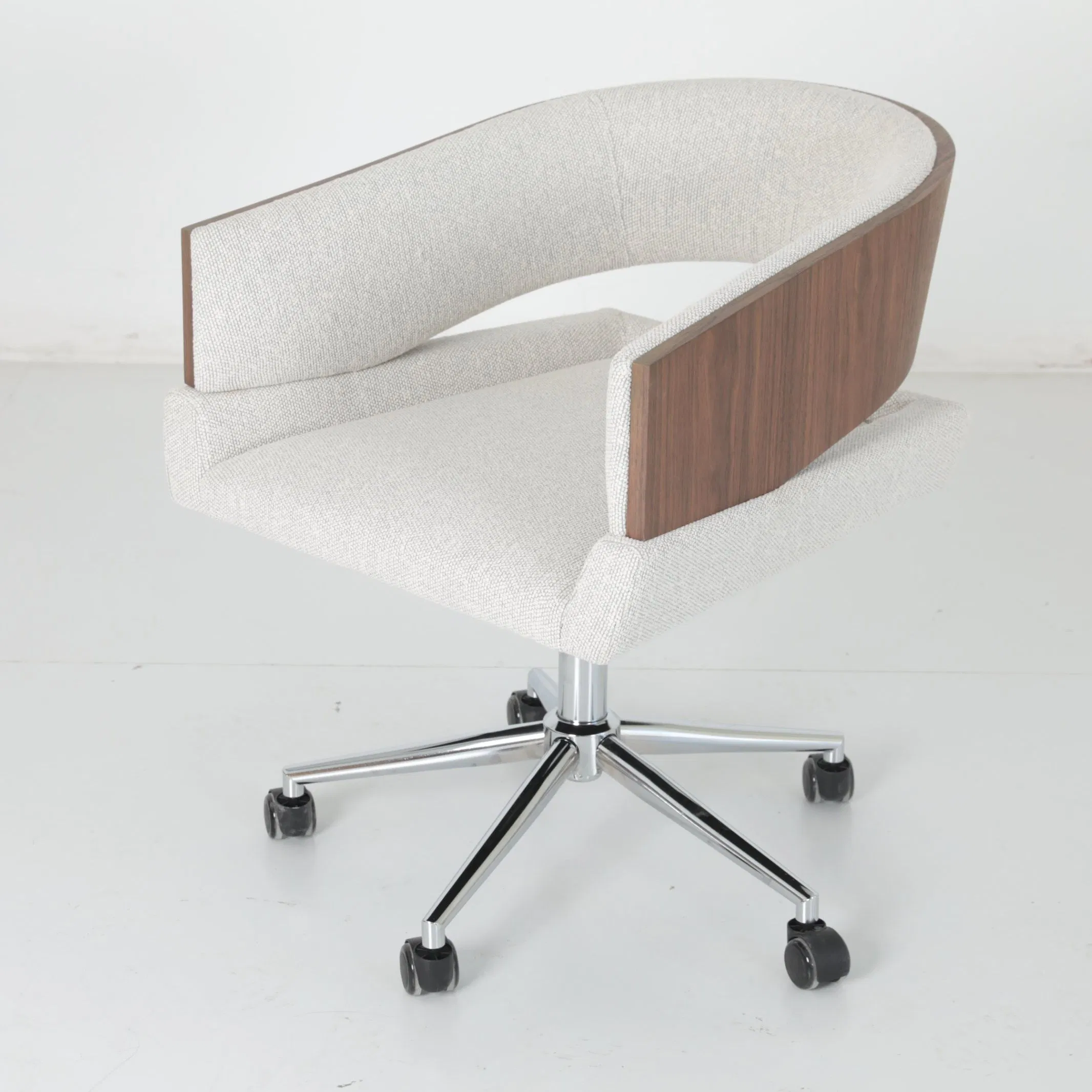 Plywood Shell Angelo Ergonomic PVC/Fabric Swivel Base D4050 Fire-Retardant Foam OEM/ODM Factory Upholstery Task Chair