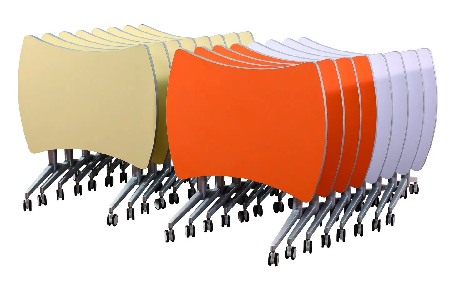 Aluminum Swivel Training Metal Office Conference Folding Furniture