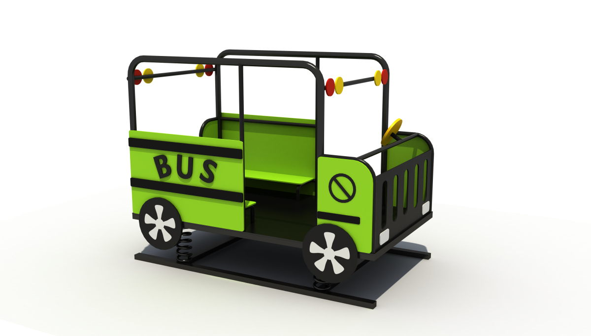 Durable Plastic Seesaw with Antiskid Design for Outdoor Play