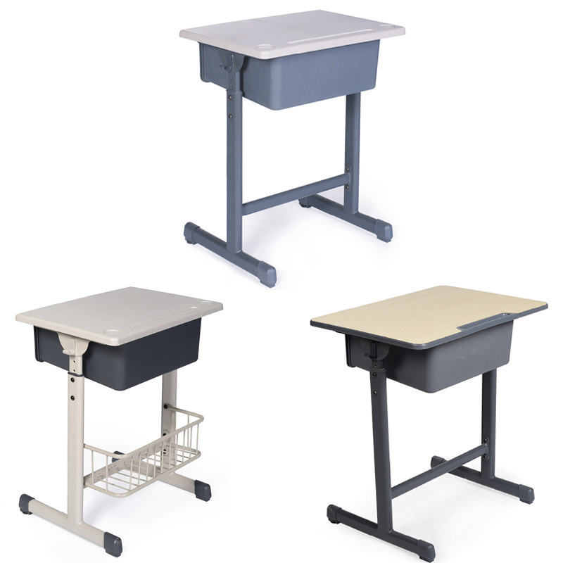 Height Adjustable Cheap High School Classroom Furniture Student Desk and Chair