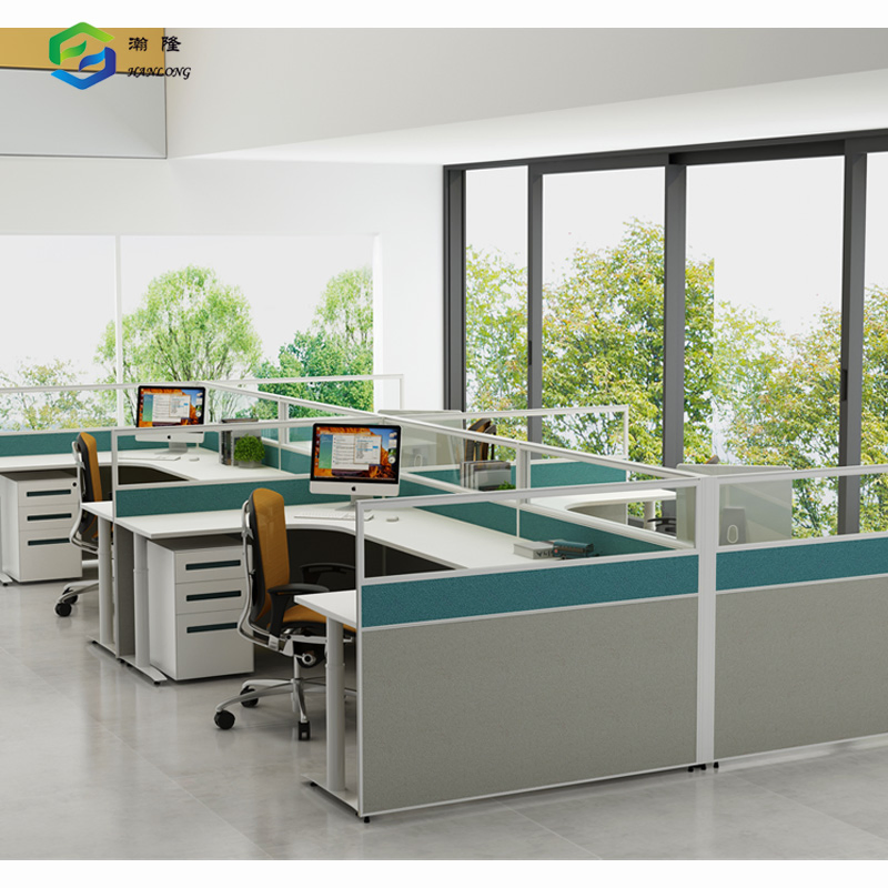 Collaborative Workspace Table Partition Modular Office Workstation Desks