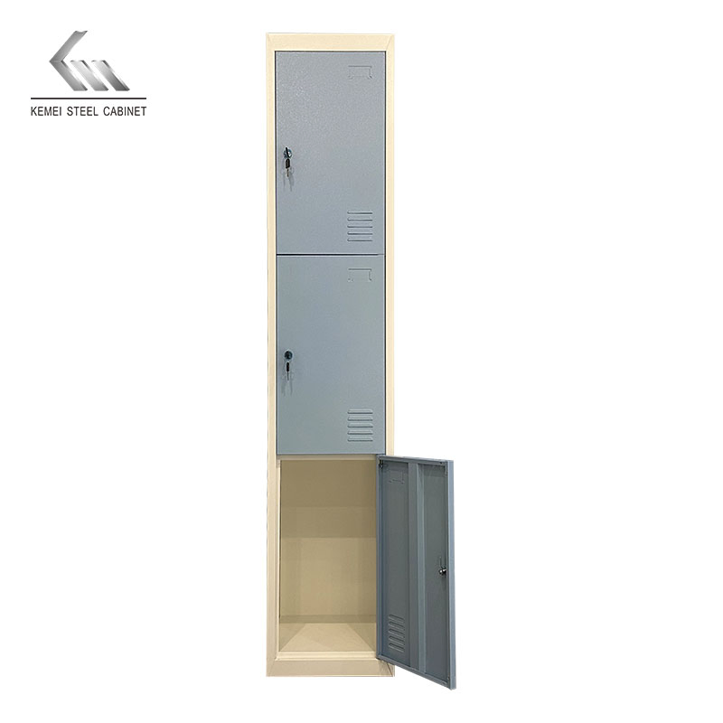 Discount Promotion Metal 3 Doors Gym Storage Locker Office Dormitory Staff Locker