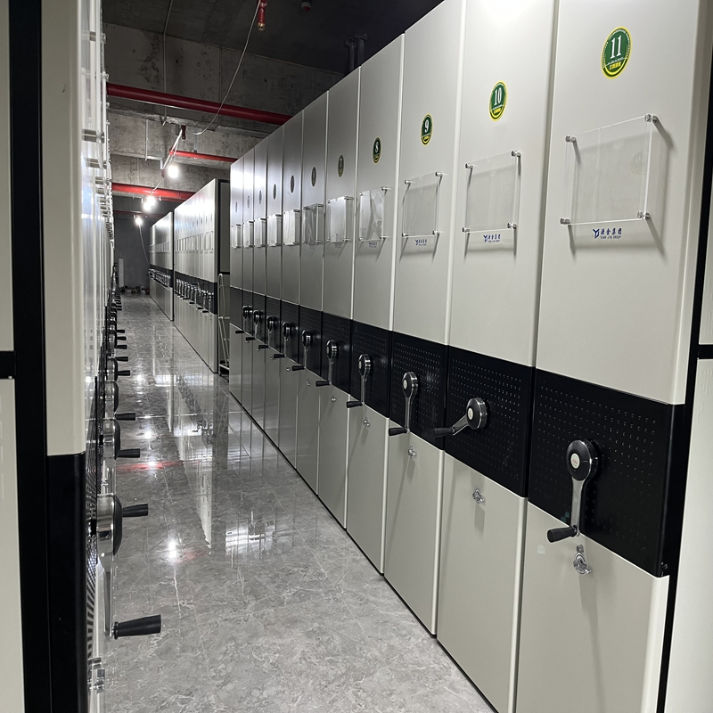 High Density Storage Mobile Shelving Quality Library Metal Furniture Mobile Compact Shelving