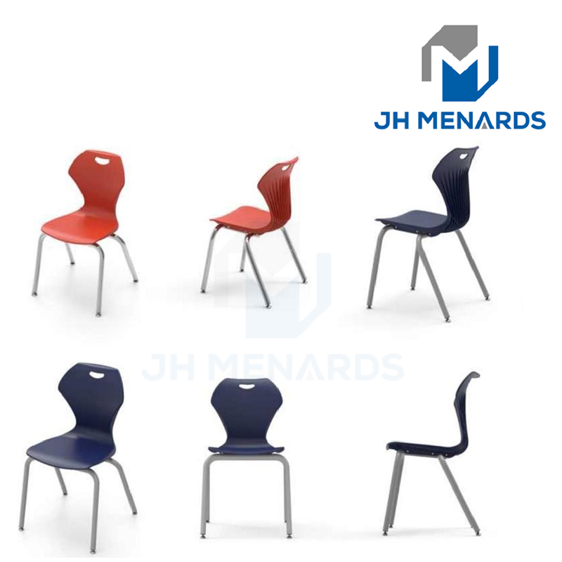 Customized School Desk Chair Adjustable Height Wood Metal Furniture for Student