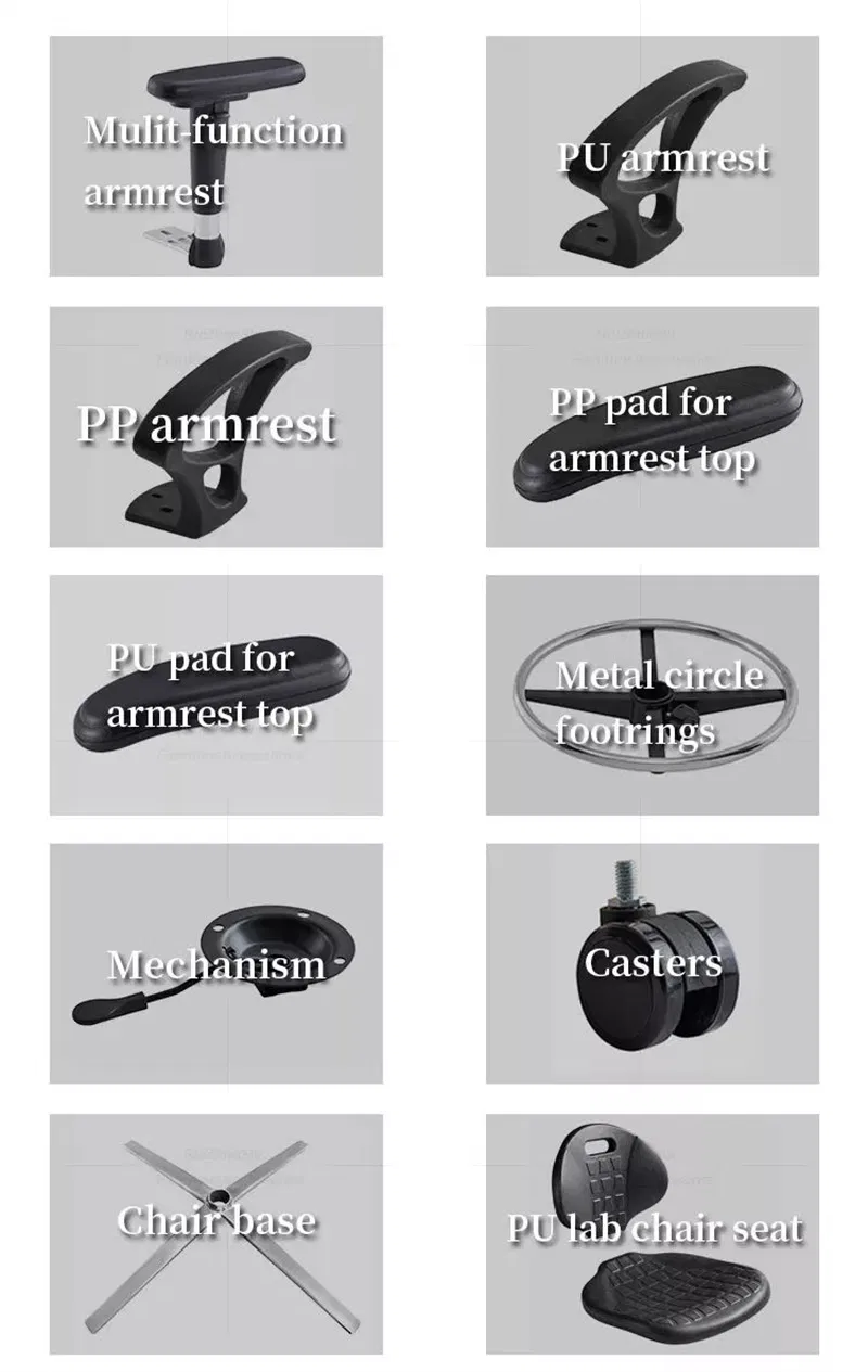 ESD Stainless Steel Swivel Laboratory Stool Chair