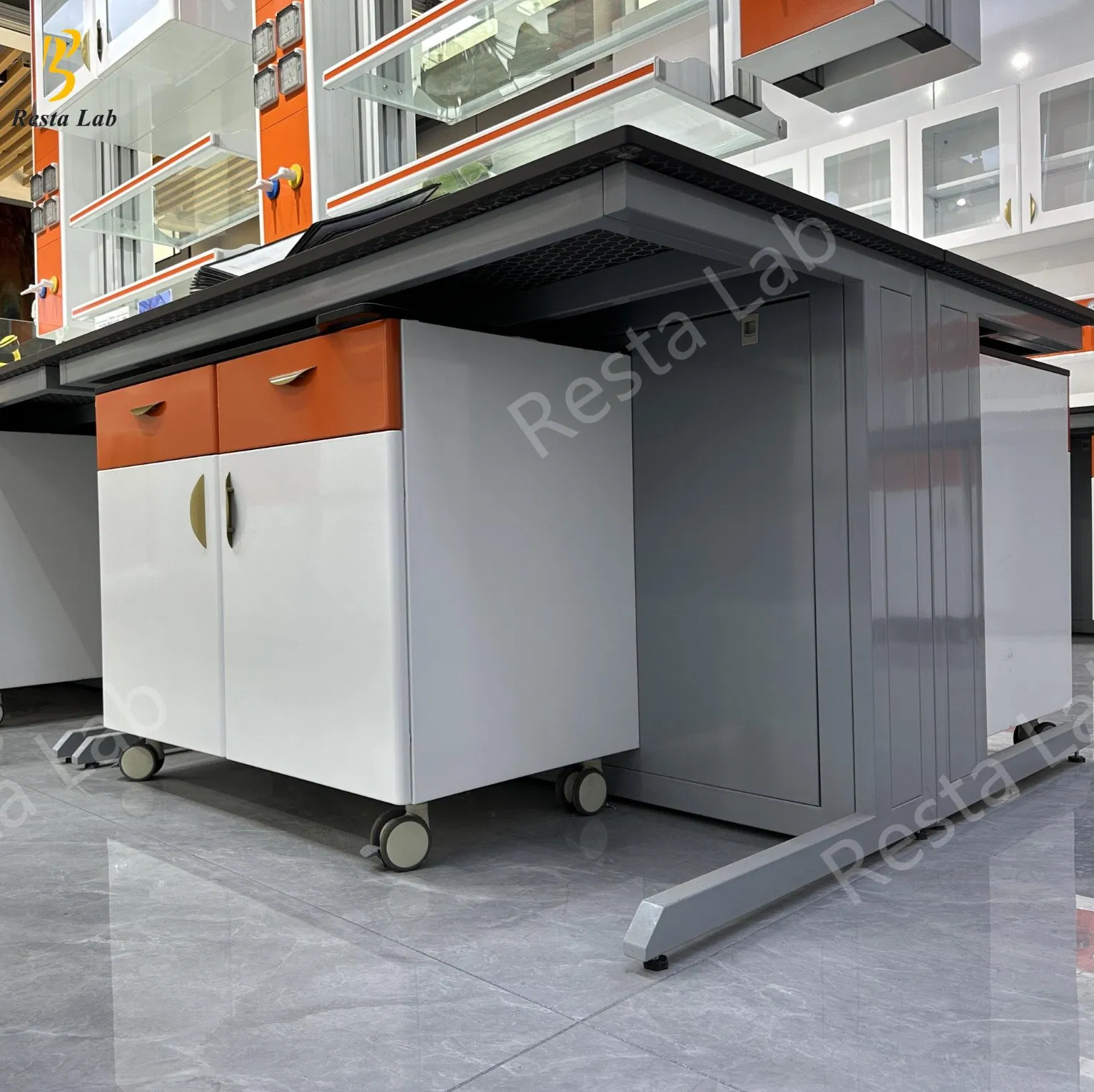 Robust Steel Laboratory Table Furniture for Physical and Chemical Labs Supplier