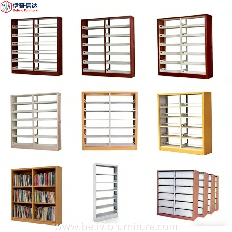 Durable Metal Economic Modern Home Library &amp; Study Room Storage Shelf