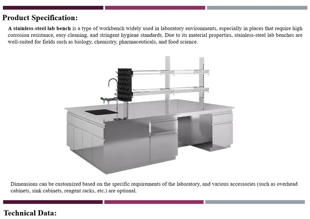 Laboratory Furniture Design