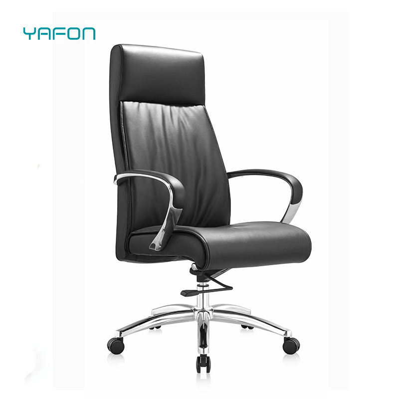 Ergonomic Desk Chair, PU Leather Adjustable Height Modern Executive Swivel Task Chair