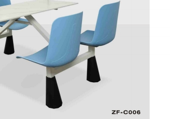 Morden Design School Canteen Simple Dining Table for 4 Chairs