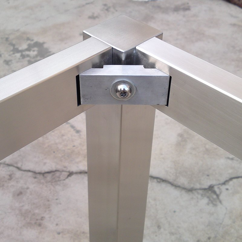 Stainless Steel Restaurant Dining Table/Fast Food Table Modern for Restaurant/ Canteen Food Table Sets Factory Dining Table