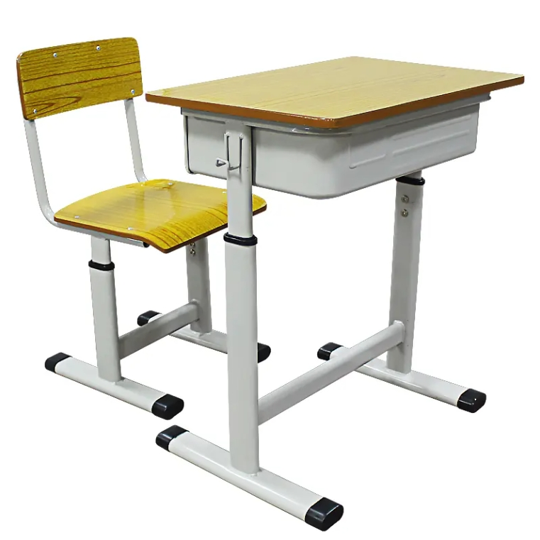 Ergonomic Height Adjustable Kids Child Study Desk Table Chair Set for Kids Home Furniture Student