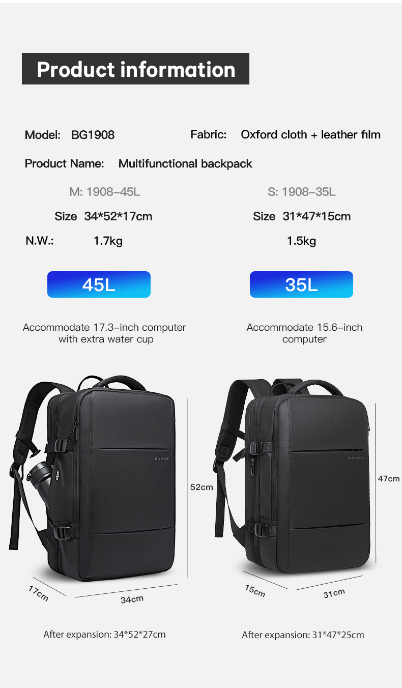 Waterproof Laptop Backpack Feature 4
