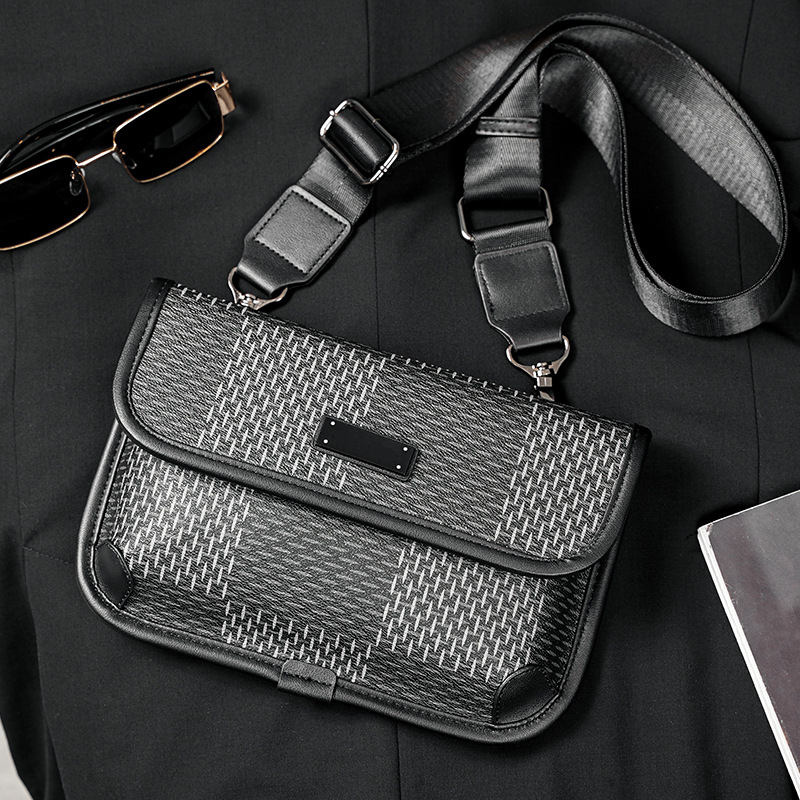 High Quality Rmove Fashion Small Classic Pu Waterproof Custom Logo Lightweight Durable Anti-Theft Men Messenger Shoulder Bags