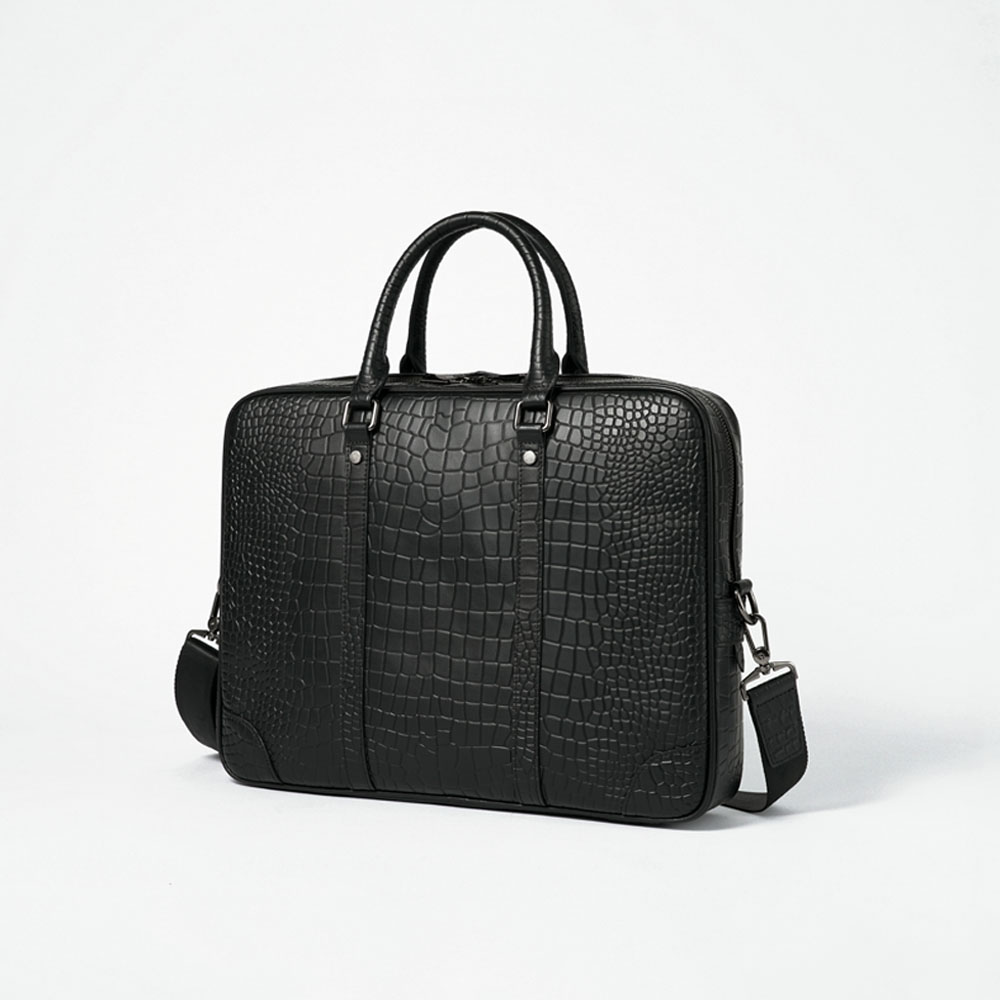 Luxury Waterproof Genuine Leather High Quality Handmade Laptop Briefcase for Men Business Travel ODM OEM Vintage Sling Bag