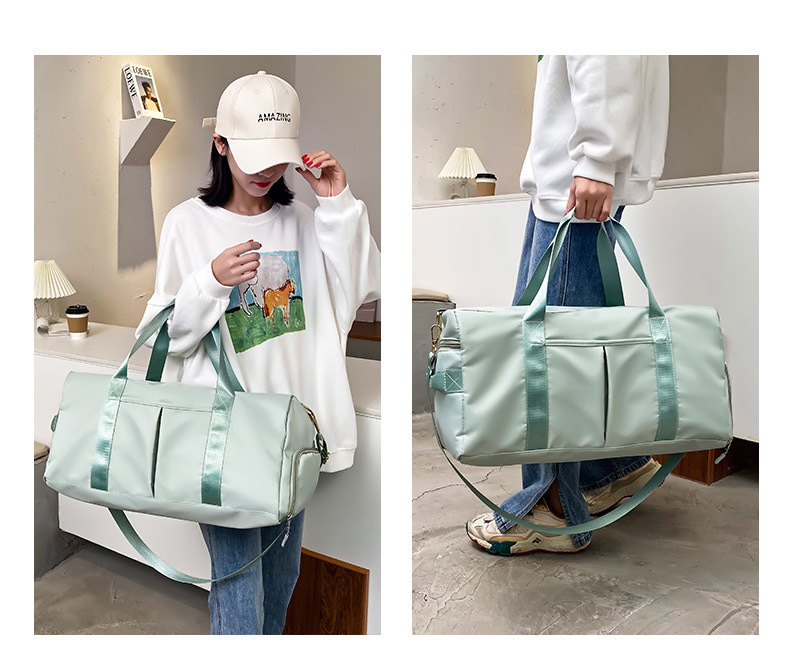 Personalized Customized Waterproof Oxford Large Capacity Fitness Gym Bag Sports Yoga Duffle Foldable Travel Feature for