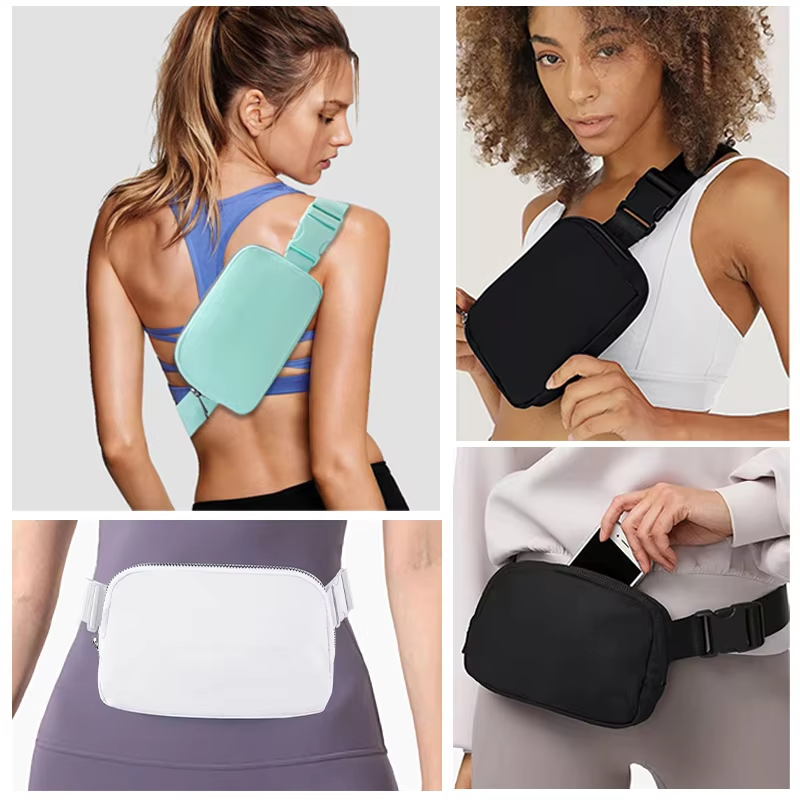 Custom Logo Oxford Sports Running Side Belt Hip Leg Messenger Bum Belt Sling Chest Crossbody Fanny Pack Men's Bag Waist Bags