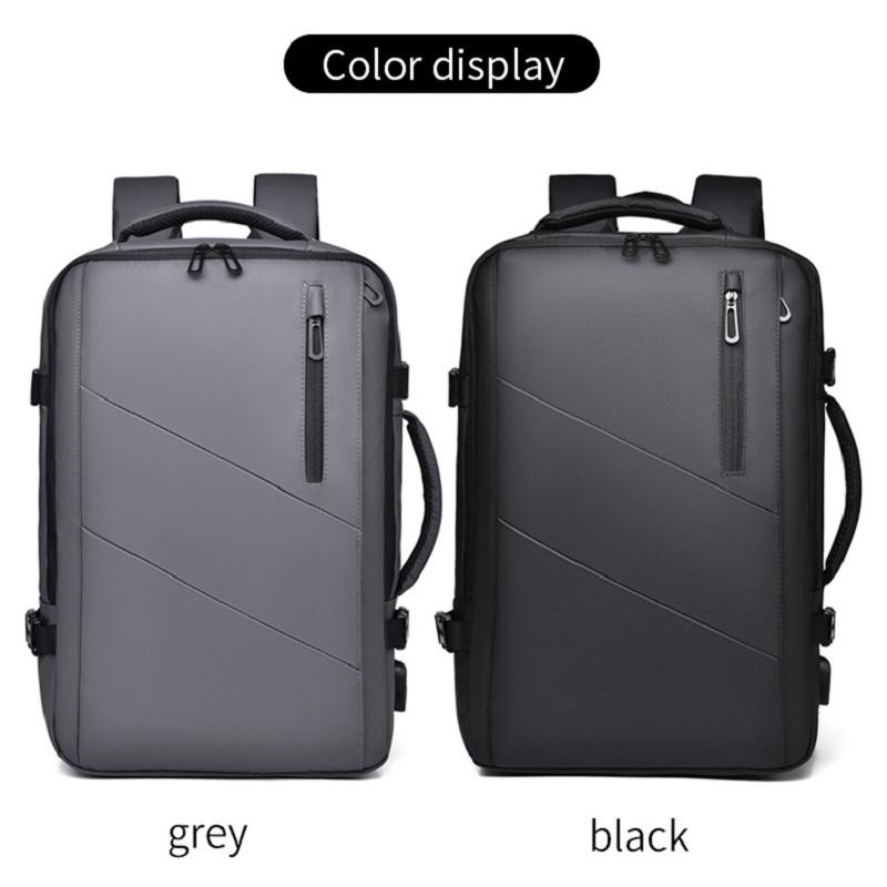 New England Style Fashion Casual Portable Minimalist Lightweight Oxford School Backpack Travel Commute Laptop Backpack With USB