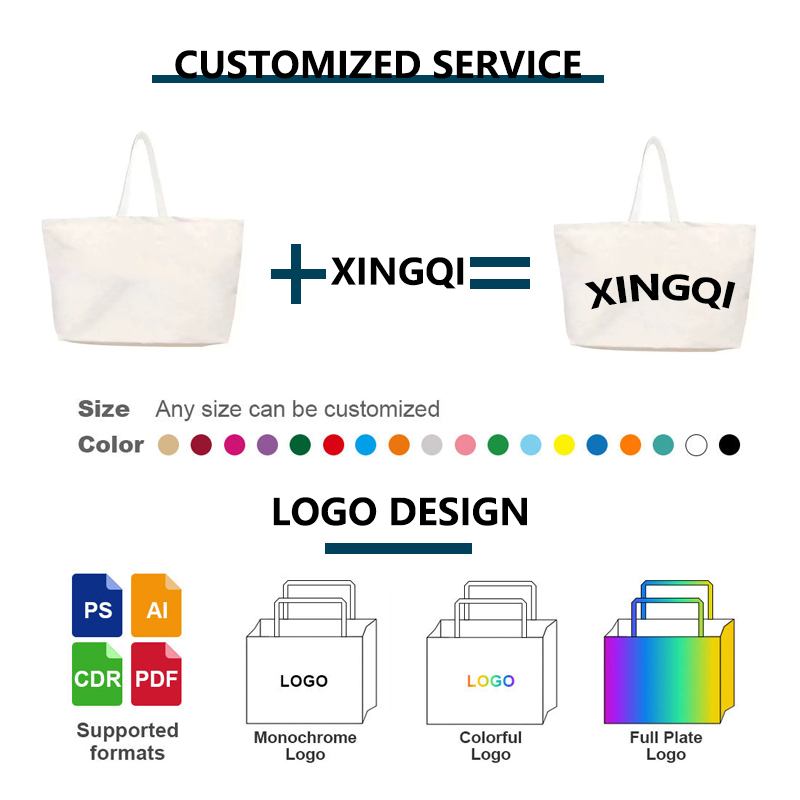 Custom Logo Luxury Women's Shoulder Bags Cheap Price Fashion Stylish And Thick Canvas Tote Bags