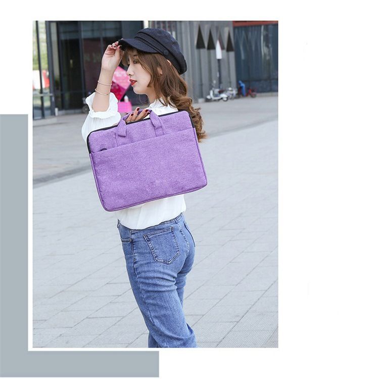 High Quality Custom Logo Portable Business Briefcase with Large Capacity for Work Travel