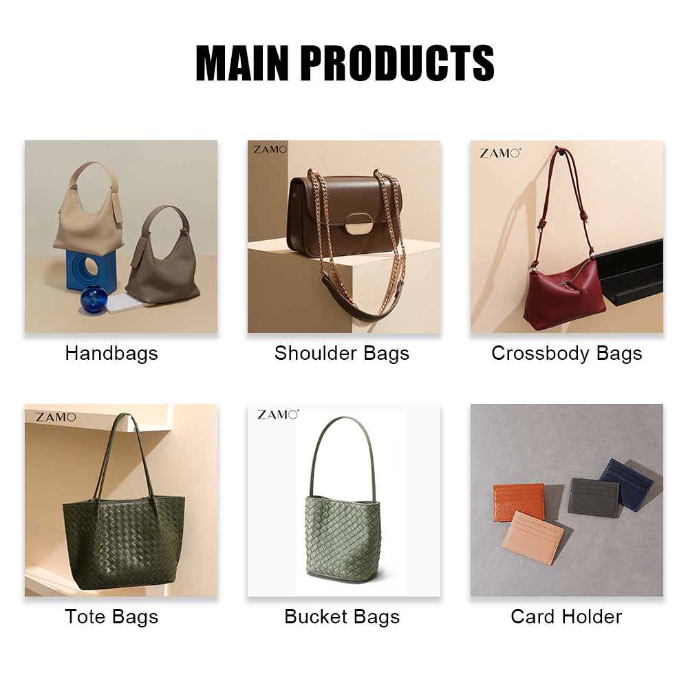 Genuine Leather Woven Bucket Tote Bag Brown Large Capacity Shoulder Handbag Casual Pendler Stil Custom Logo