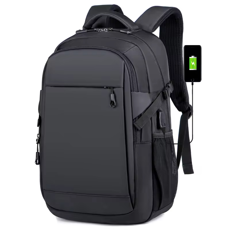 Custom logo Business Travel Laptop Rucksack Wasserdicht Backpack Bags with Usb Factory Oem Odm