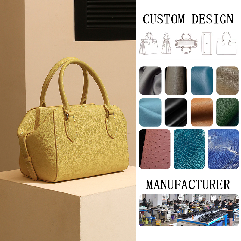 New Luxury Women's Genuine Leather Crossbody Satchel Bag Fashionable Shoulder Design High Quality Large Capacity Zipper Dual