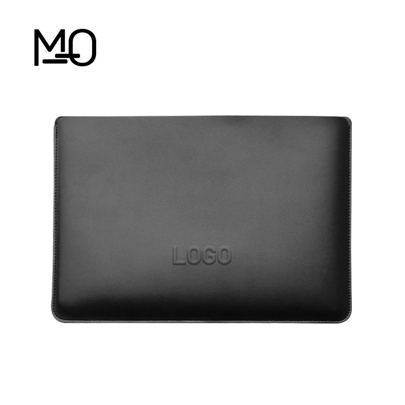 Hot Selling Custom Men's Portable Hard Leather Briefcase Hand Held Laptop Bag with Nylon Lining