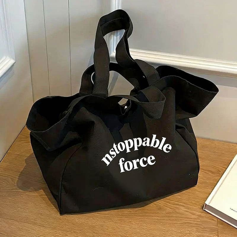 Custom Logo Luxury Women's Shoulder Bags Cheap Price Fashion Stylish And Thick Canvas Tote Bags