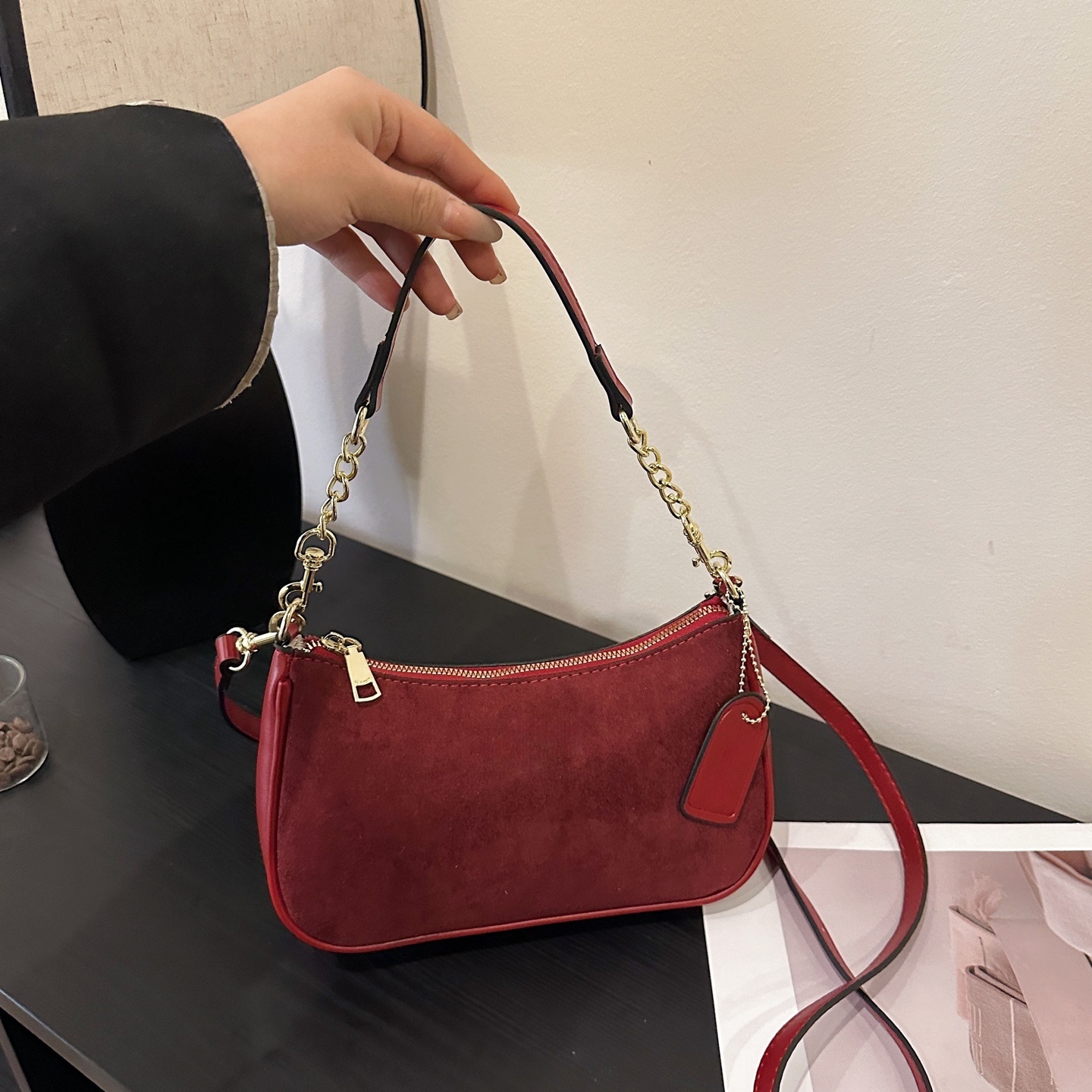 Luxury Brand Womens Handbags With Co-ch Designer Shoulder Crossbody Bag Ladies Cross-body Leather Leopard Print Messenger Bag