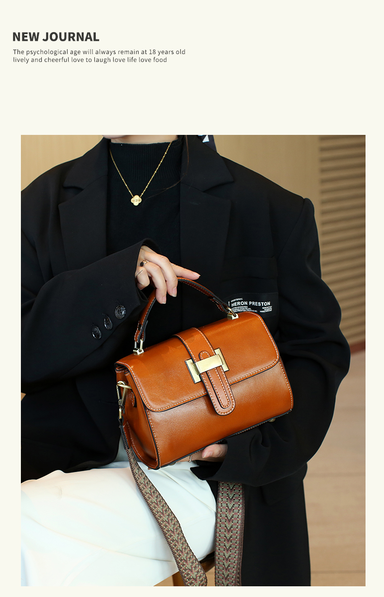 Genuine Leather Women Handbag Capacity